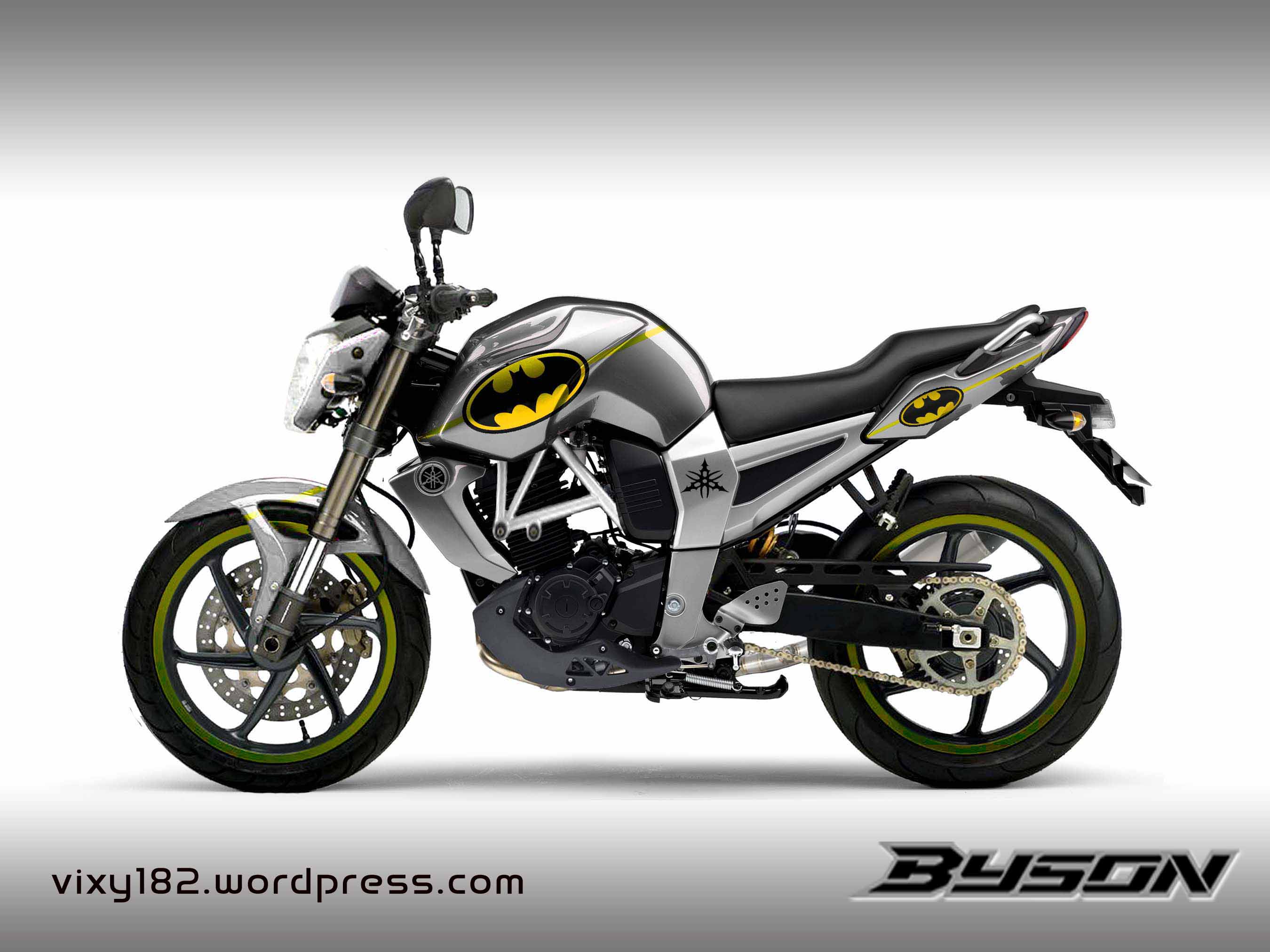 Design Modifikasi Yamaha Byson Warna Warni Dan Striping