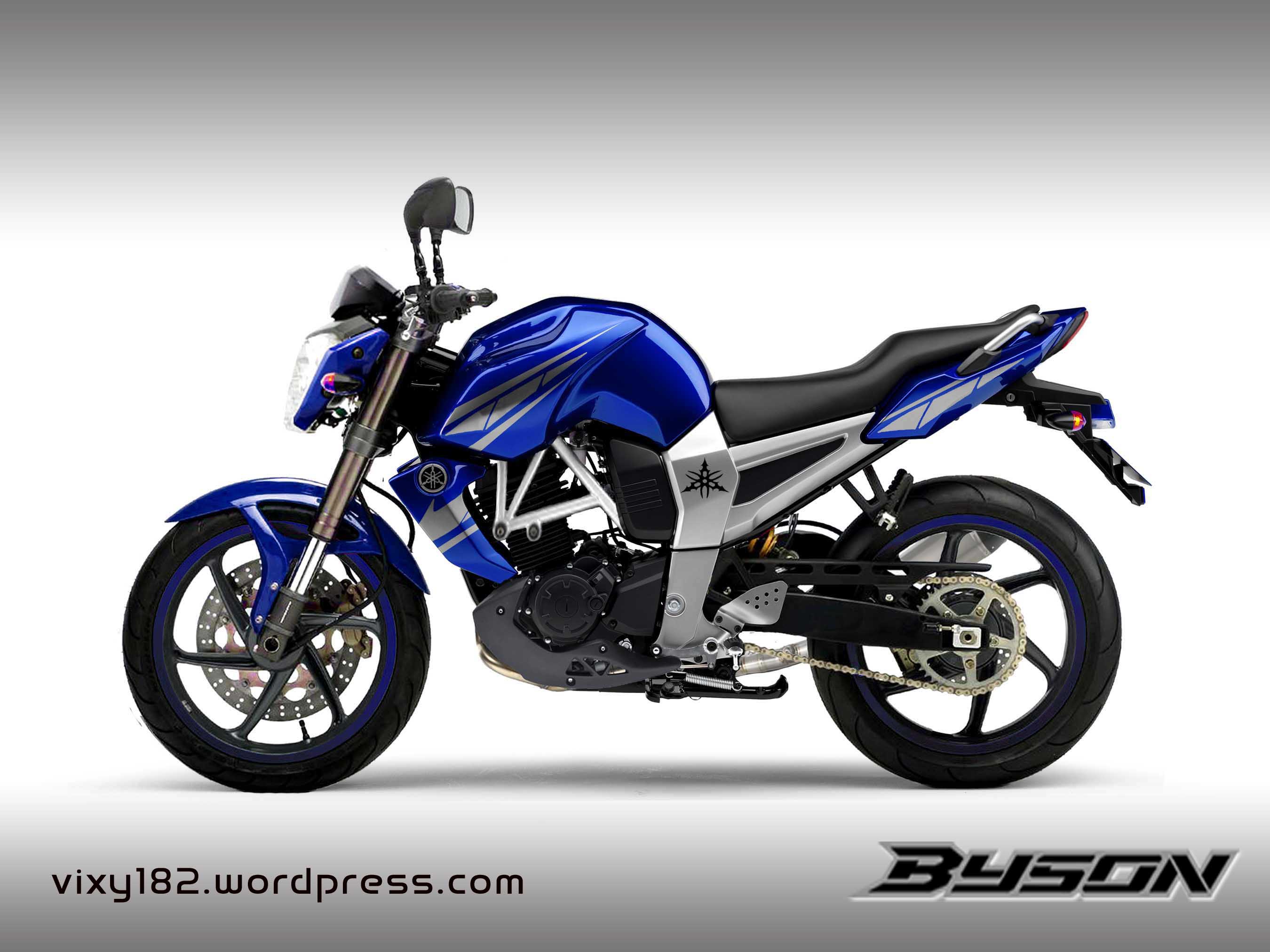 74 Modifikasi Motor Yamaha Byson Biru Terbaik Dan Terupdate Kempoul Motor